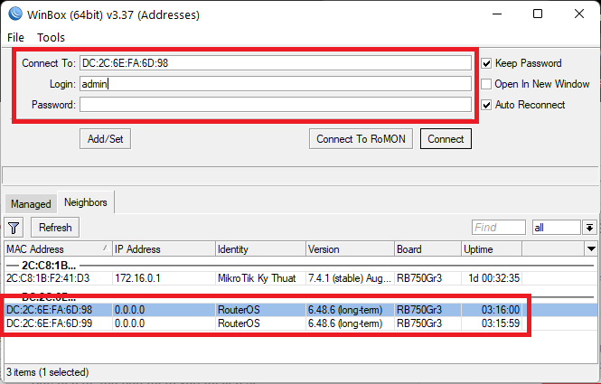 Cấu hình router MikroTik 2